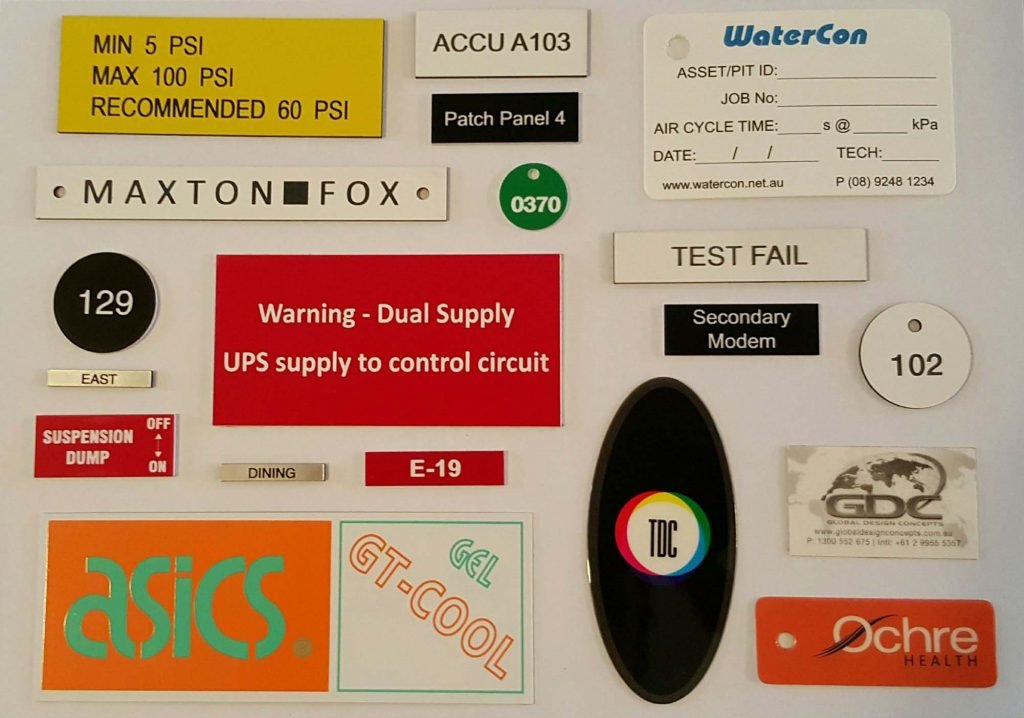 Traffolyte / PVC / Acrylic Labels