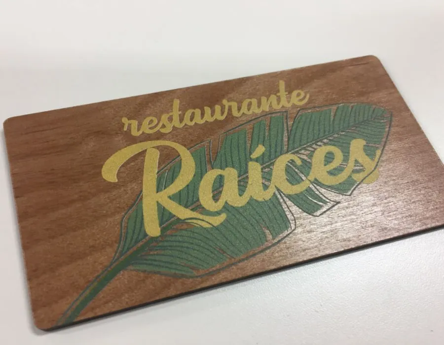 Wooden Plate with UV Direct Printing